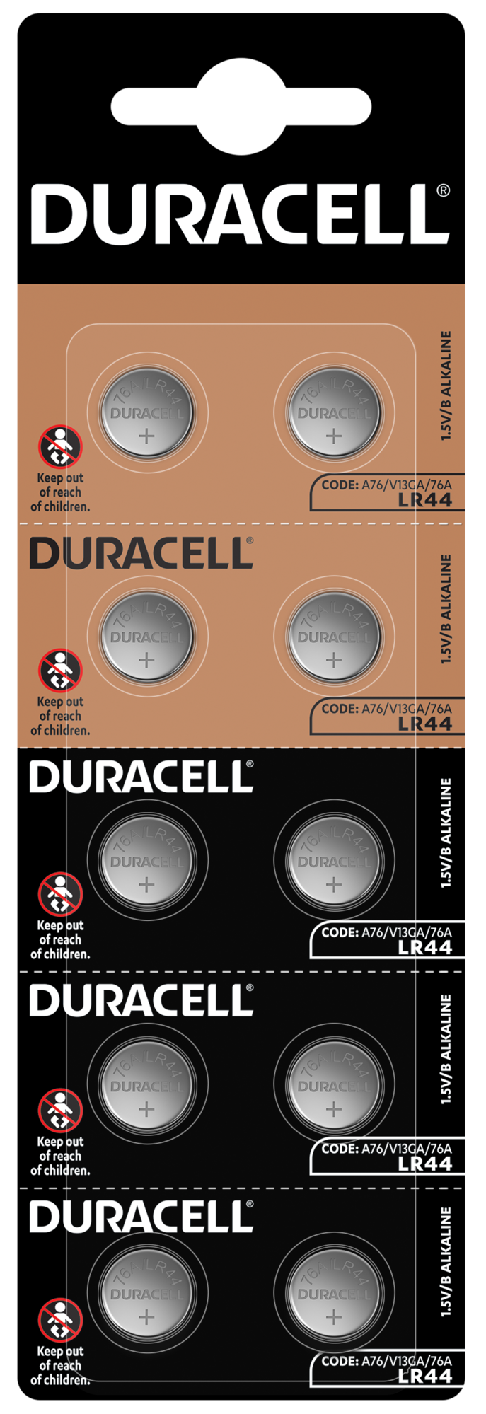 Батарейка Duracell LR44 таблетка 2х5 шт. (UG-5008184)