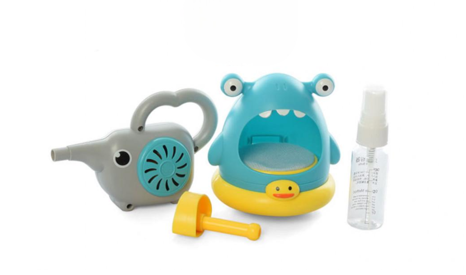 Дитячий генератор мильних бульбашок YB1761-3 для ванної Акула (RLT18883s22479)