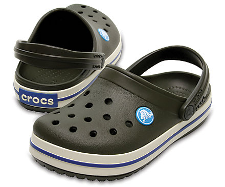 Сабо дитячі Crocs Crocband Clogs р. 24/25 Dark Camo Green/Stucco (5963)