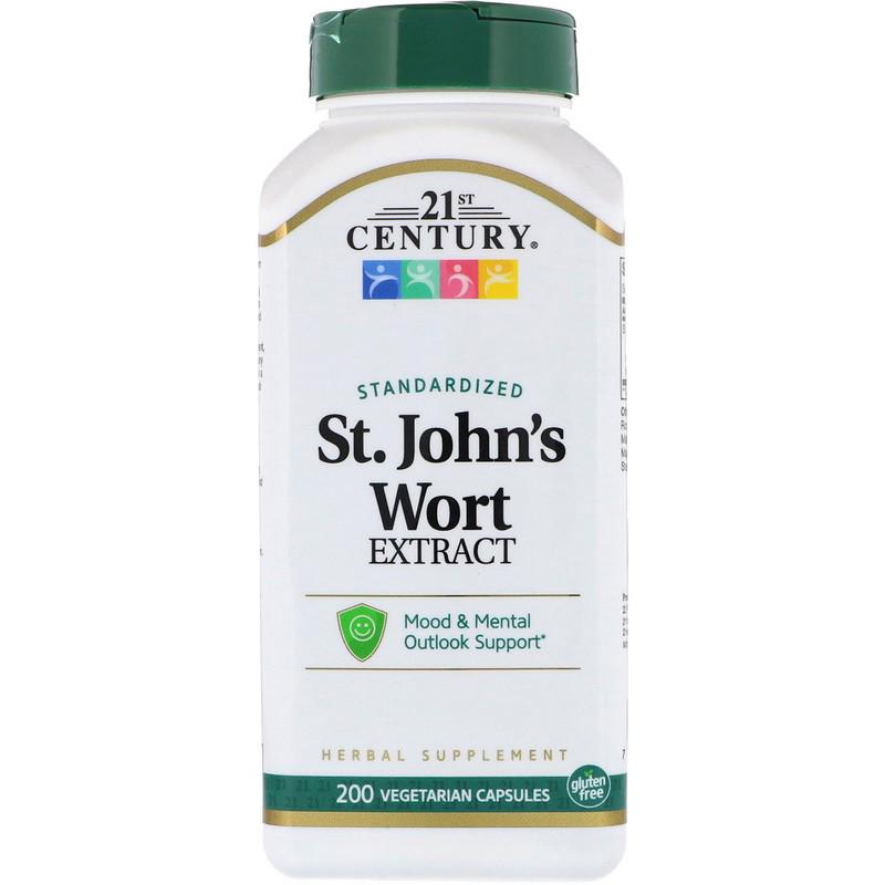 Натуральна добавка 21st Century St. John's Wort Extract 200 капсул Натуральна добавка 21st Century St. John's Wort Extract 200 капсул