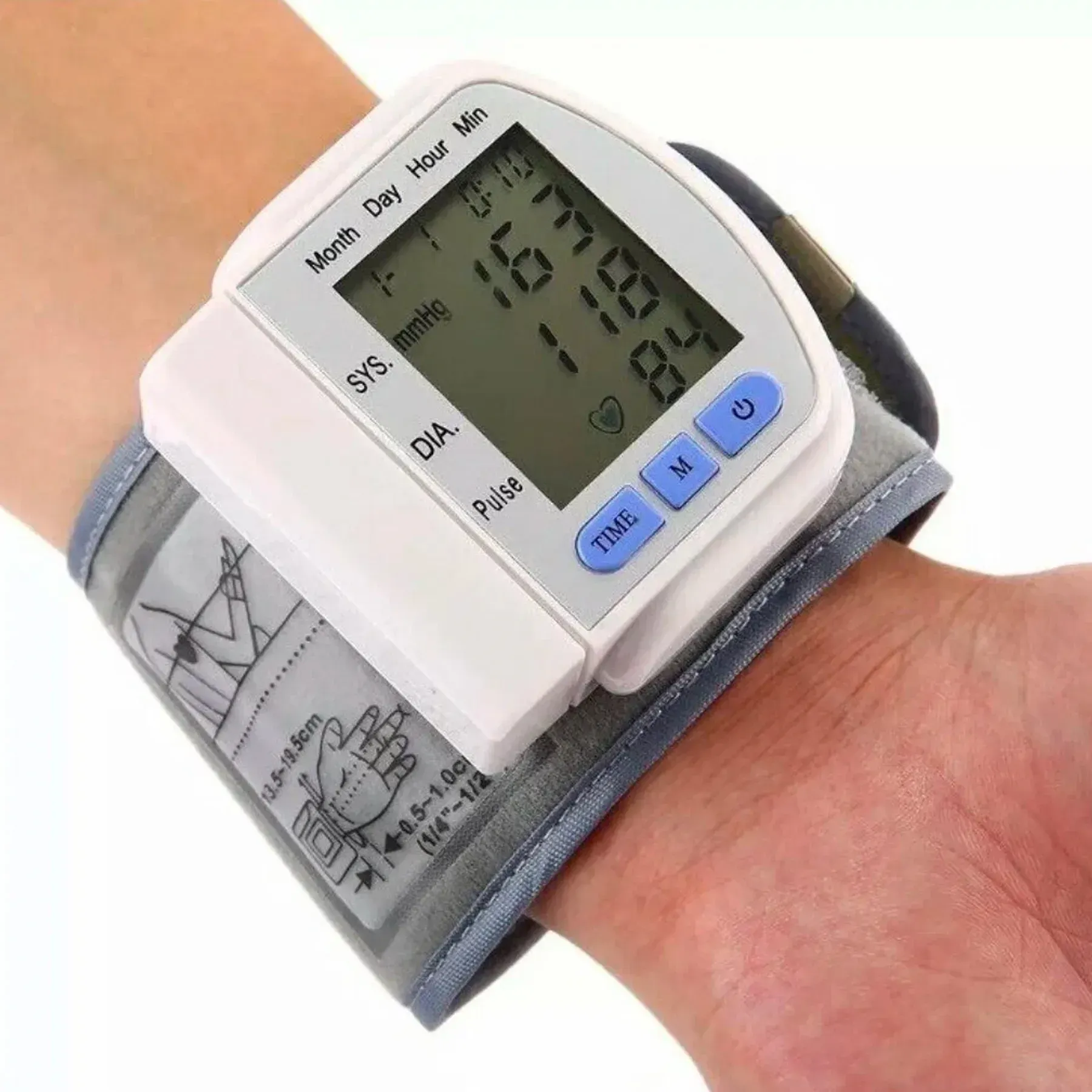 Тонометр автоматический Automatic Blood Pressure цифровой на запястье (25547270) - фото 3