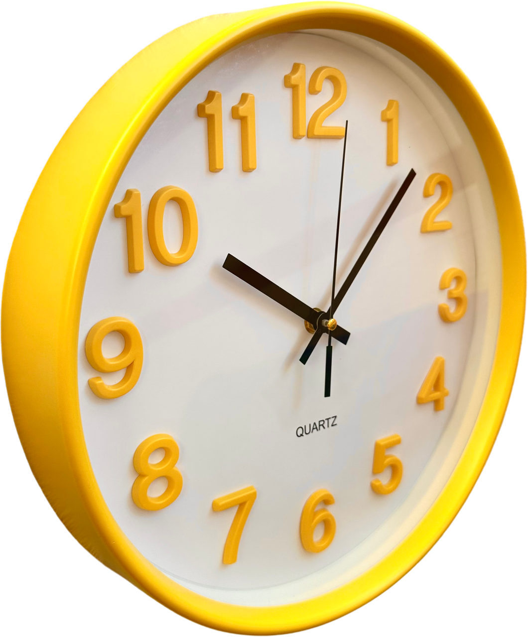 Годинник настінний безшумний Quartz OH-252-Yellow 30 см Жовтий (2764165234) - фото 2 Годинник настінний безшумний Quartz OH-252-Yellow 30 см Жовтий (2764165234) - фото 2