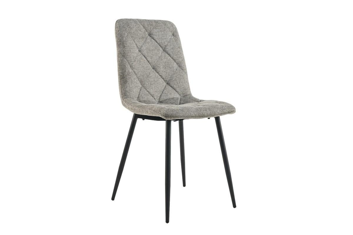 Стул для кухни Vetro Mebel N-41 Черный/Серый (N-41-rogozhka-grey/black)