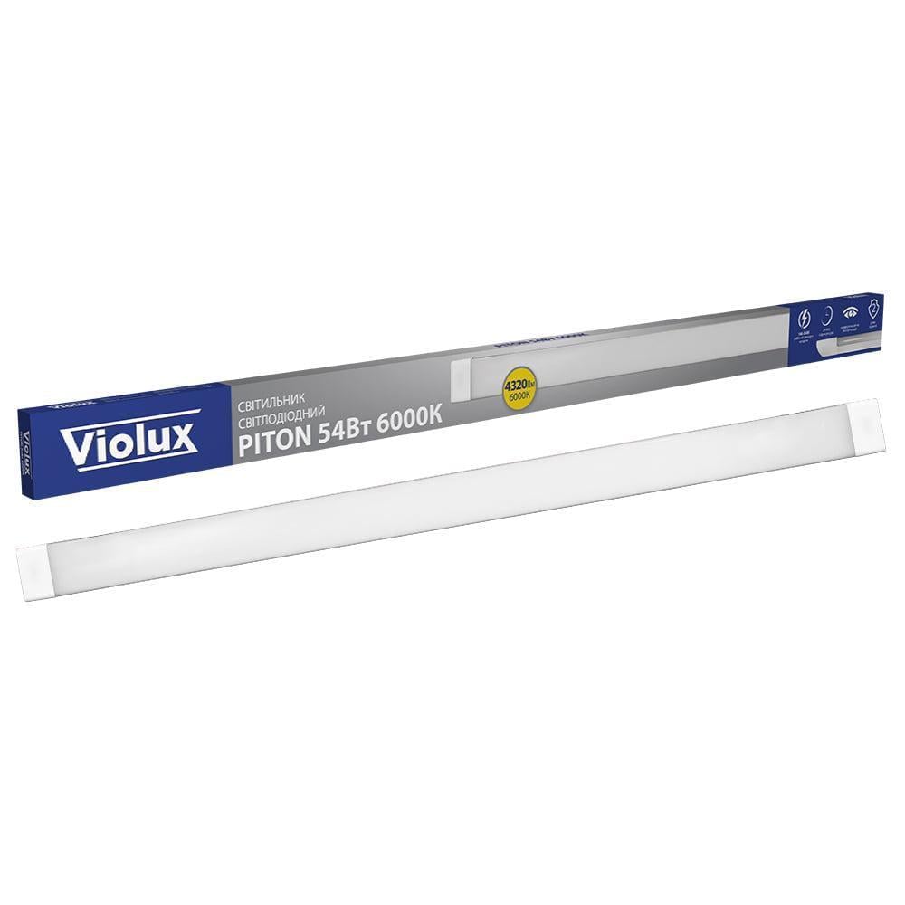 Линейный светильник светодиодный Violux PITON 54W 6000K 120 см 5130Lm (00000022165) Линейный светильник светодиодный Violux PITON 54W 6000K 120 см 5130Lm (00000022165)