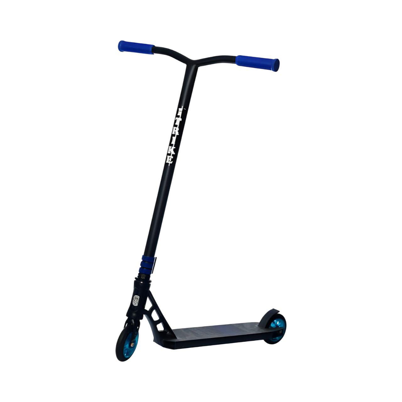Самокат SR 2-069-1-BBL трюковый алюминий/сталь 2 полиуретановых колеса 110 мм с принтом Синий (25763662)