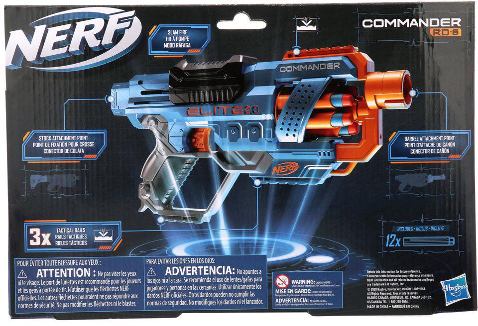 Бластер Hasbro Nerf Elite 2.0 Commander RD-6 - фото 4 Бластер Hasbro Nerf Elite 2.0 Commander RD-6 - фото 4