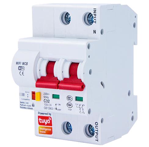 Выключатель автоматический Tervix WiFi Circuit Breaker с электромониторингом разумный дифференциальный 40 A (10286975)