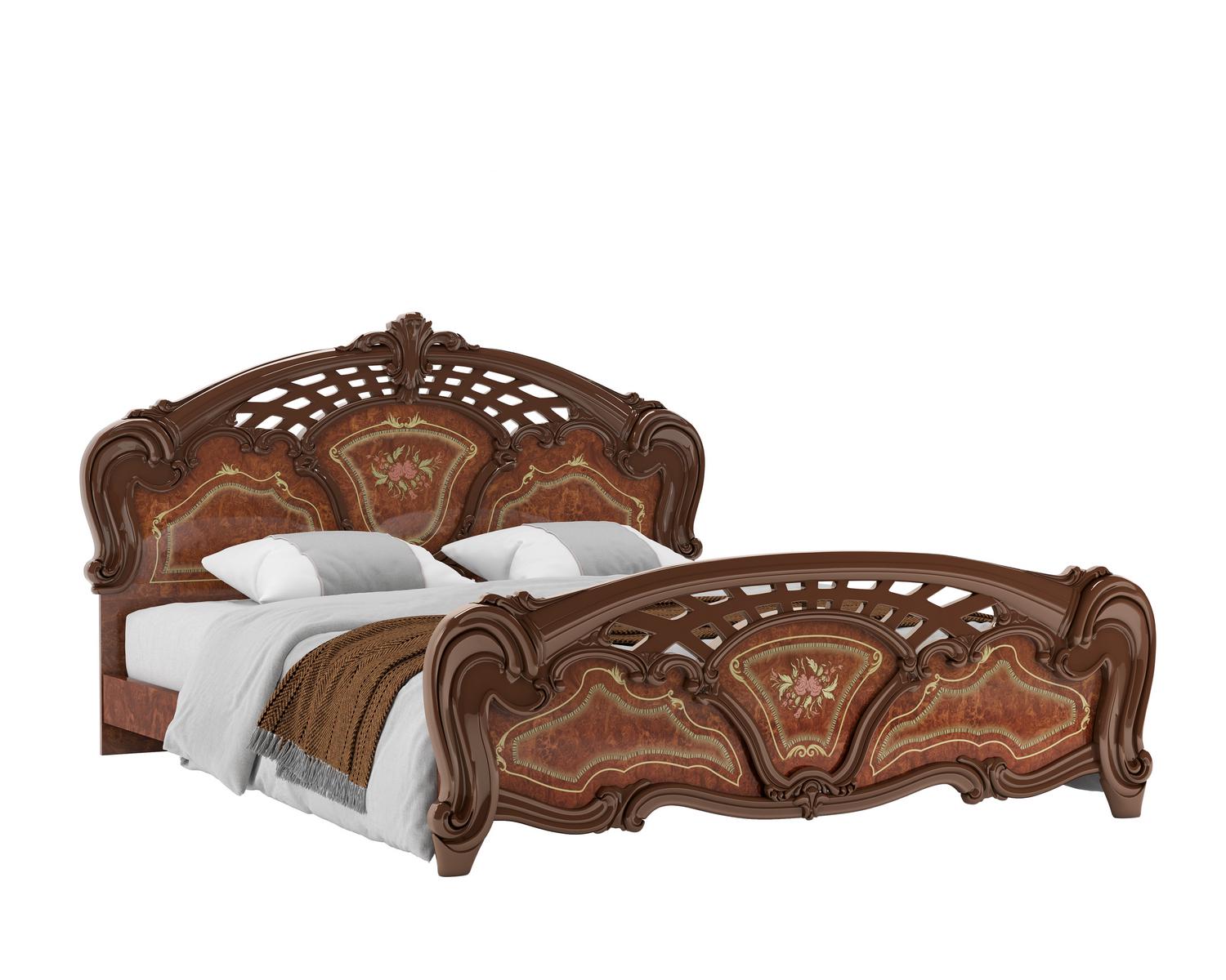 Кровать двуспальная Світ меблів Кармен Новый металлический каркас с ламелями из ДСП 160х200 см (51469) Кровать двуспальная Світ меблів Кармен Новый металлический каркас с ламелями из ДСП 160х200 см (51469)