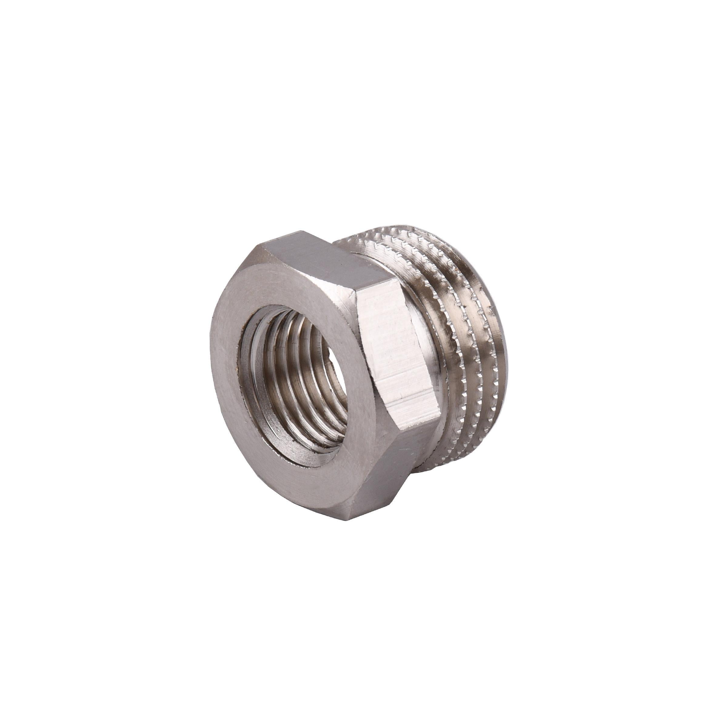 Футорка Optimum NF313S 1/2x1/4"СВ никелированная (манометр) (000030817)
