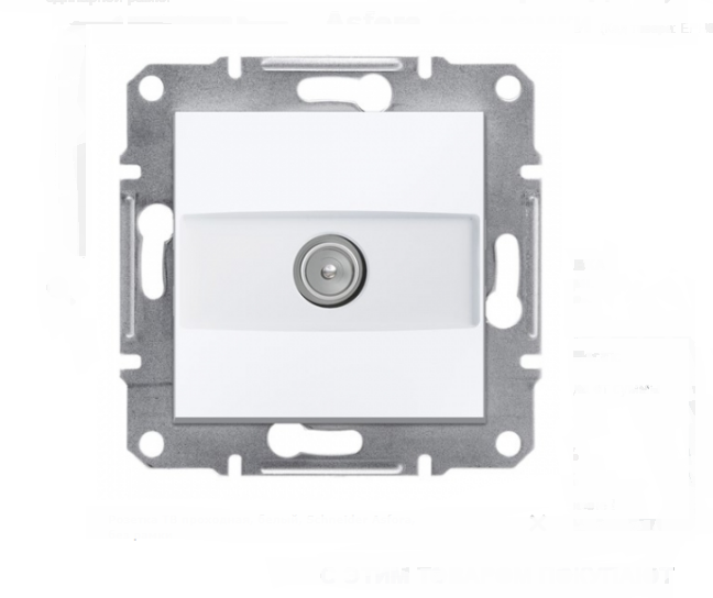 Розетка телевизионная Schneider Asfora Белый (27617544)