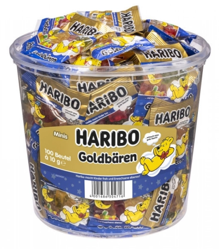 Желейки Haribo Minis Goldbaren Blue 100x10 г