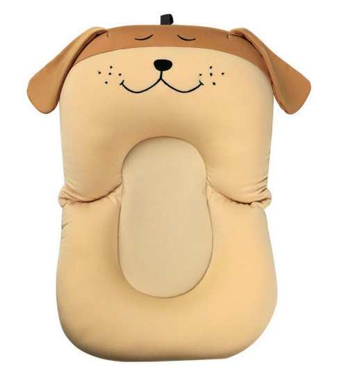 Нескользящий матрасик в ванночку SUNROZ Dog Shape Baby Bath Mat для купания ребенка Коричневый