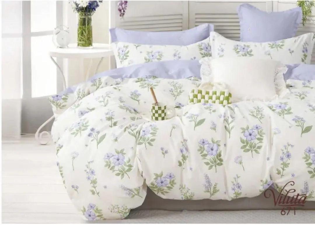 Комплект постельного белья Viluta Twill 671 полуторный сатин (1367)