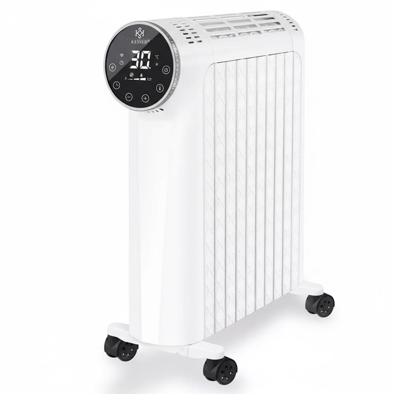 Обігрівач електричний KESSER 2500 Вт 67,5x52,3x27,5 см Білий