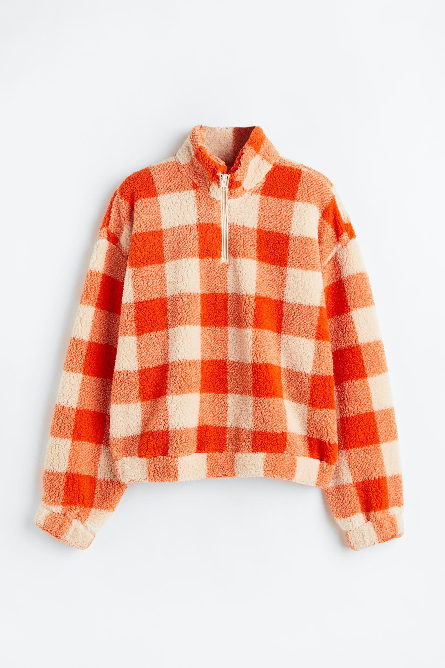 Свитшот меховой XS Бело-оранжевый (1095617wer)