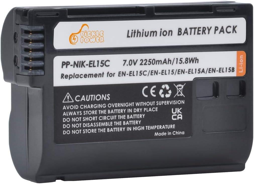 Аккумулятор PPNIKEL15C ENEL15C ENEL15 ENEL15B для Nikon 1 V1 Z6 Z7 Z6 II Z7 II 2250 mah