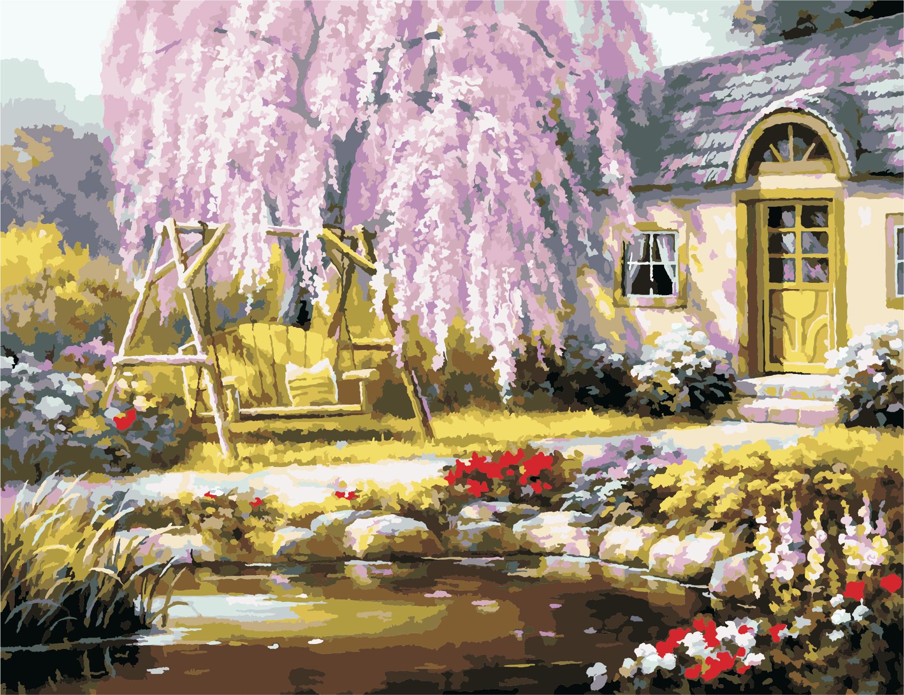 Картина по номерам Art Story Уютный дом 50x65 см (AS0972)