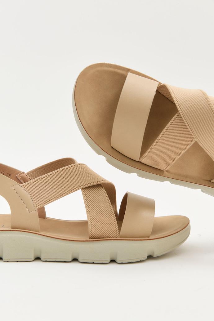 Босоніжки жіночі ALLSY 198414 р. 38 Бежевий (21360_38) - фото 5 Босоніжки жіночі ALLSY 198414 р. 38 Бежевий (21360_38) - фото 5