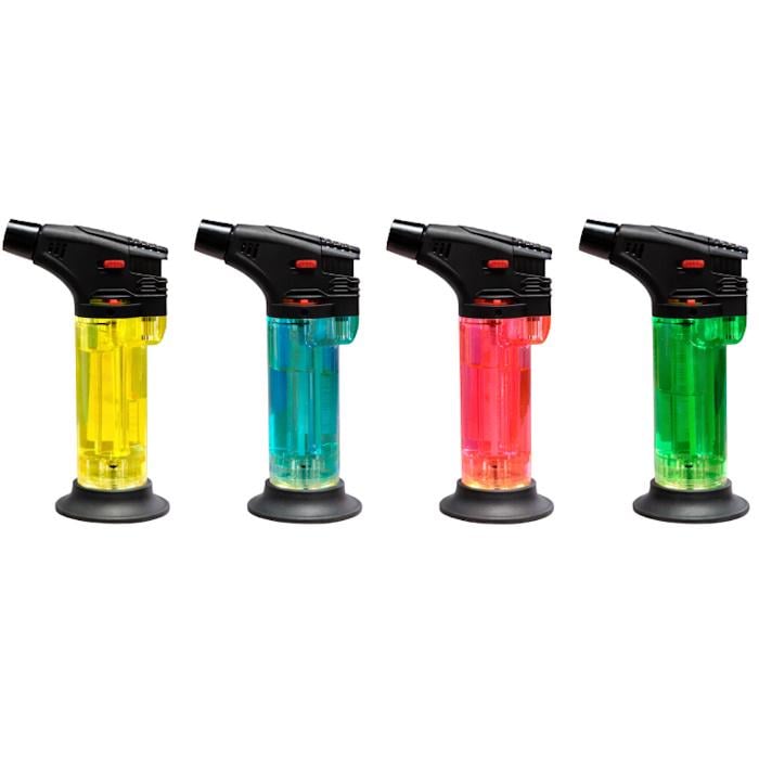 Зажигалка турбо газовая Горелка 12 шт. (5392)