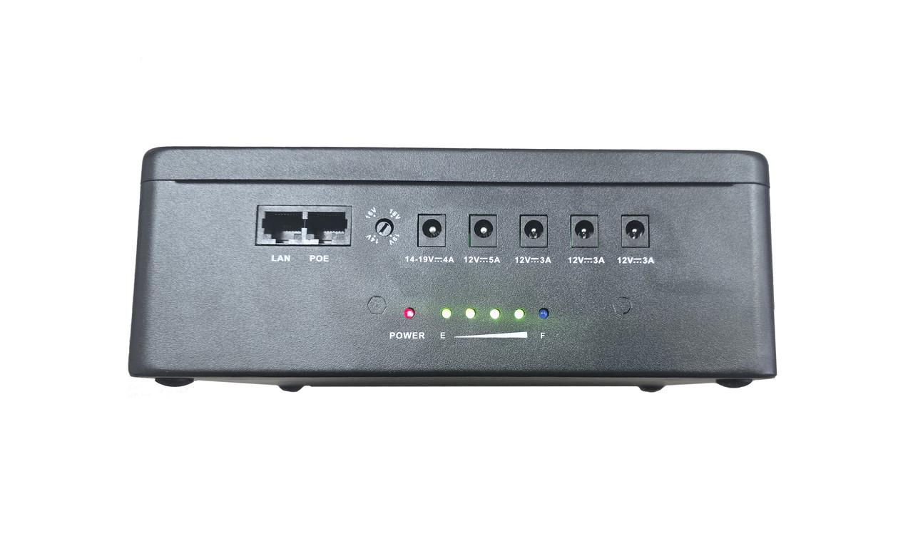 ДБЖ SEVEN Systems UPS-7960 60W LiFePO4 з регулюванням вихідної напруги Black - фото 3