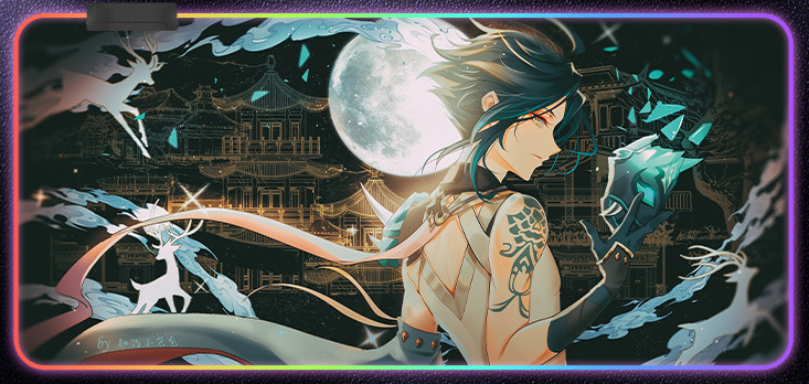 Коврик для мышки с принтом Genshin Impact Сяо LED подсветка 800х300х4 мм (2140957763) Коврик для мышки с принтом Genshin Impact Сяо LED подсветка 800х300х4 мм (2140957763)