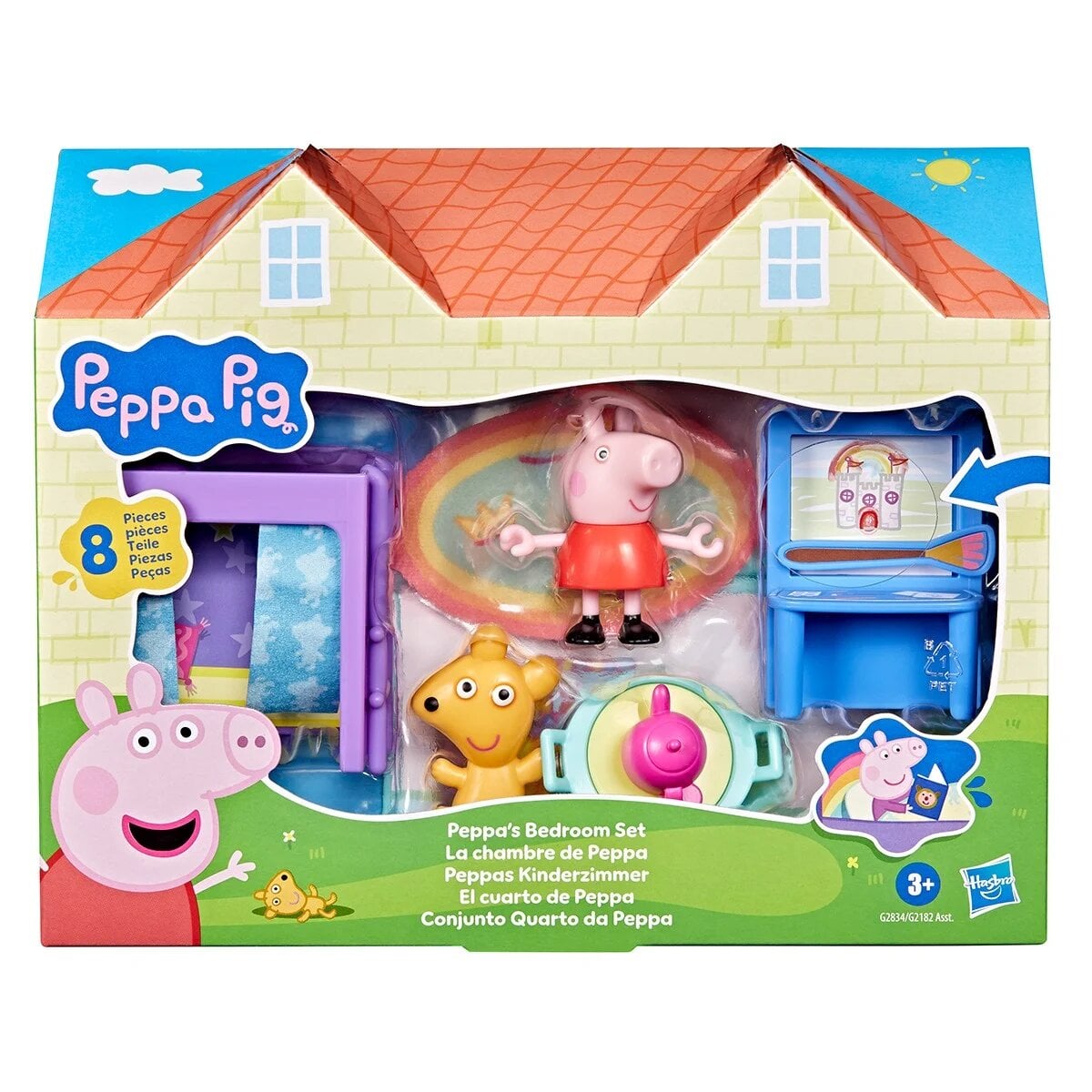 Игровой набор Peppa Pig Комната Пеппи фигурка и 7 аксессуаров (G2834)