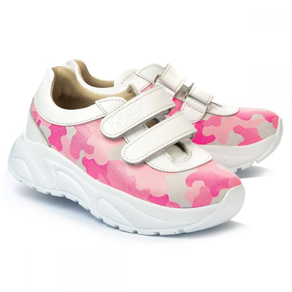 Кроссовки The Leo 1209 р. 34 22 см Бело-розовый