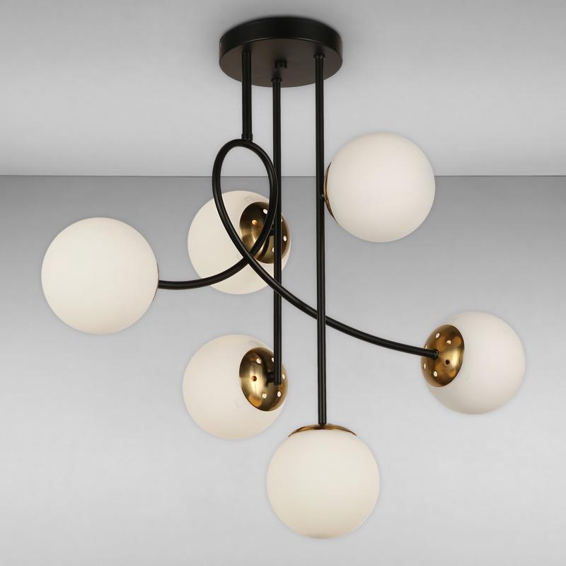 Люстра молекула подвесная Light House LS-17079-6 Черный (16261)