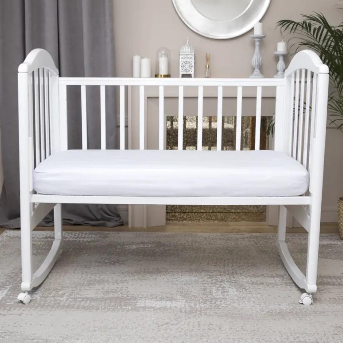 Простынь на резинке детская Bimbo 120х60 см Белый (87167) - фото 3