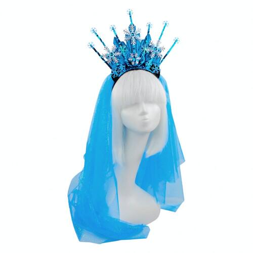 Обруч Холодное сердце с фатой Seta Decor 19-1033BL