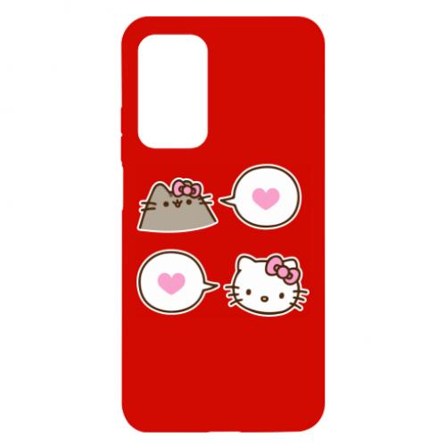 Чохол для Xiaomi Mi 10T/10T Pro Pusheen and Hello Kitty