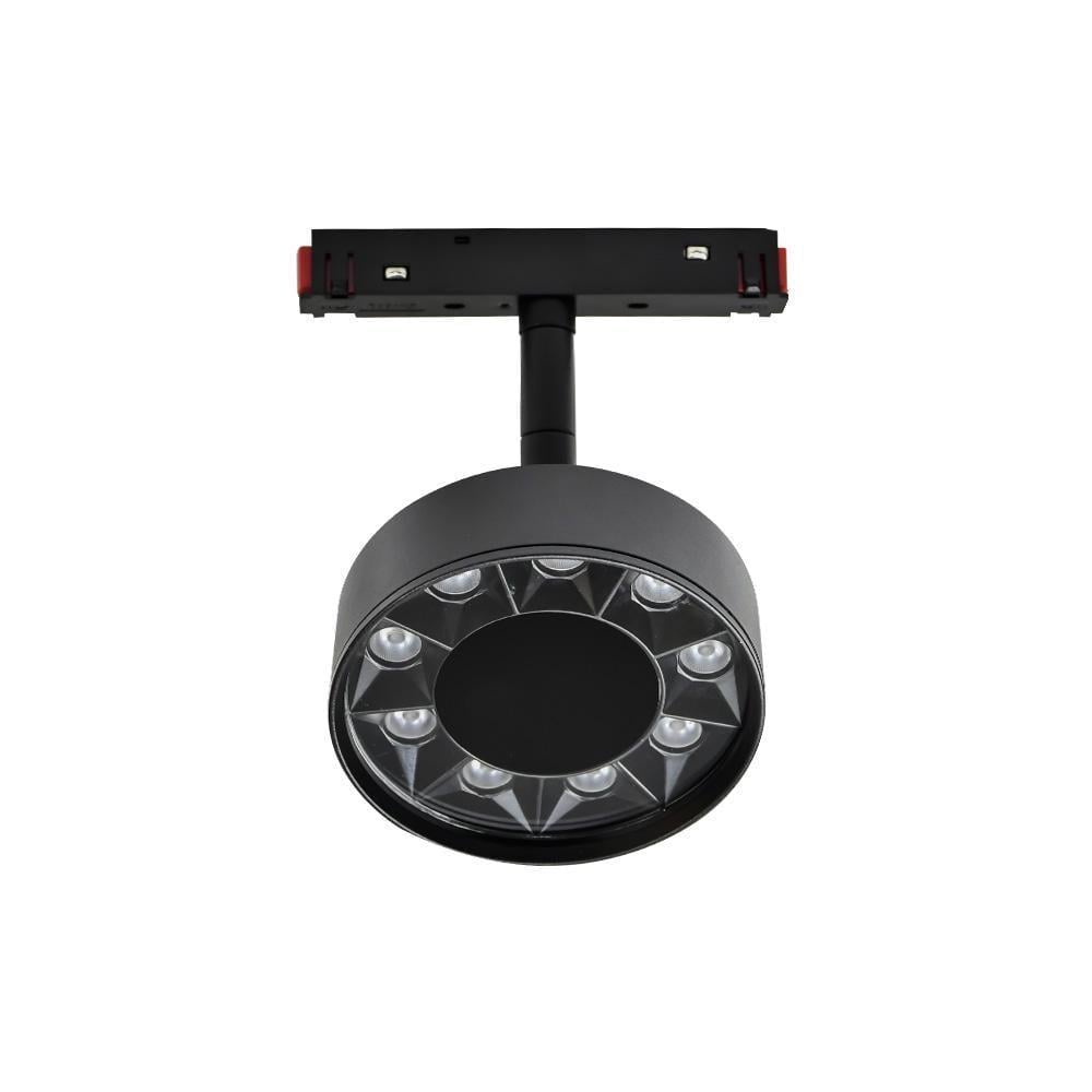 Трековый светильник магнитный Prolum M20 Series-FS Diamond 4000K 48V 18W Черный (28784135) - фото 4 Трековый светильник магнитный Prolum M20 Series-FS Diamond 4000K 48V 18W Черный (28784135) - фото 4