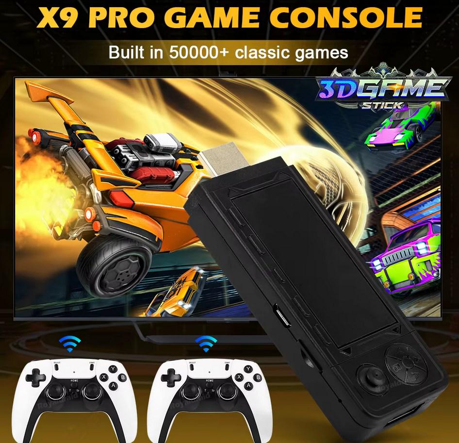 Ігрова ретроконсоль X9 PRO 59000+ ігор з 4 батарейками (1557) - фото 6 Ігрова ретроконсоль X9 PRO 59000+ ігор з 4 батарейками (1557) - фото 6