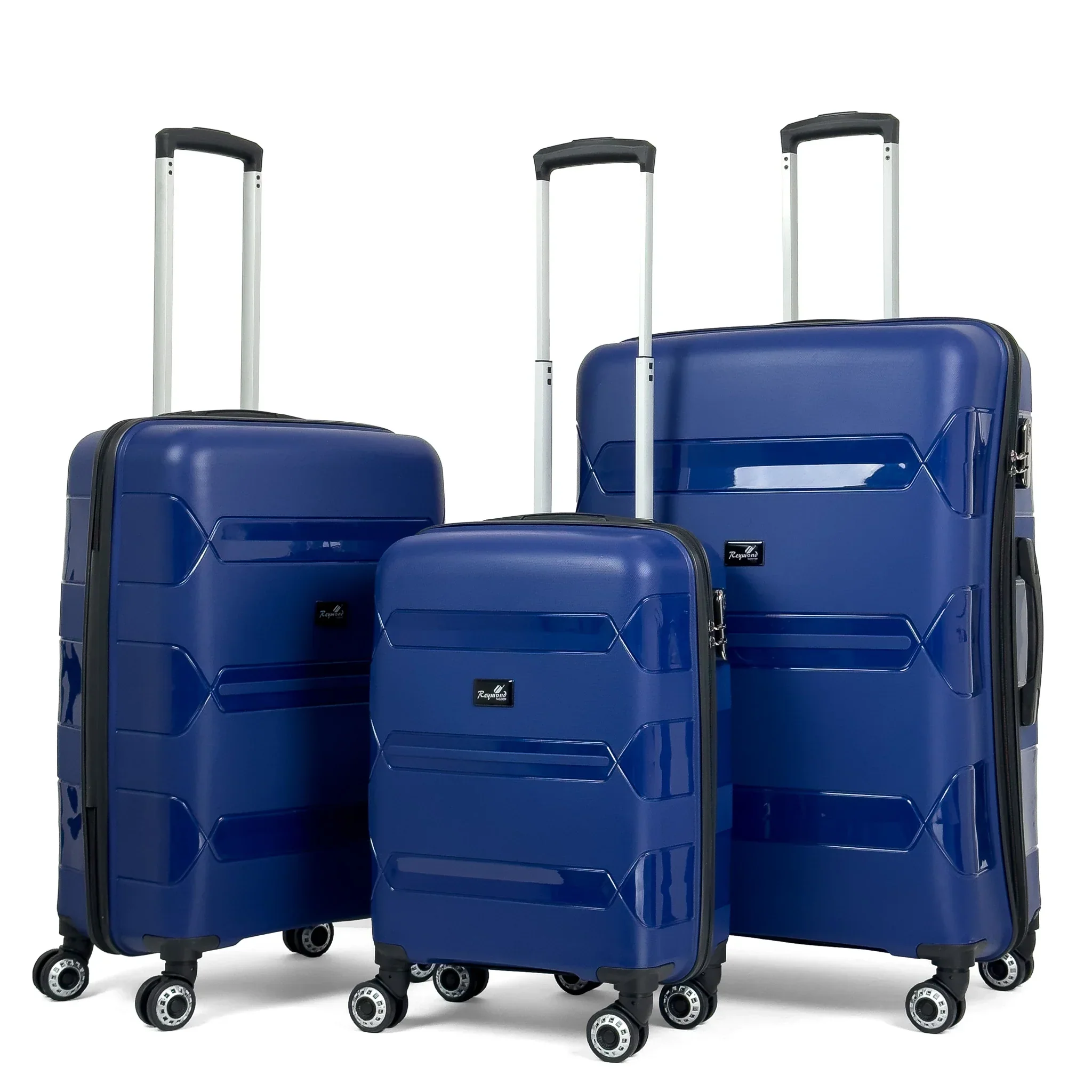 Чемодан Reymond PP013-L полипропилен с расширением на 4-х двойных колесах L 120/10 л - фото 3 Чемодан Reymond PP013-L полипропилен с расширением на 4-х двойных колесах L 120/10 л - фото 3