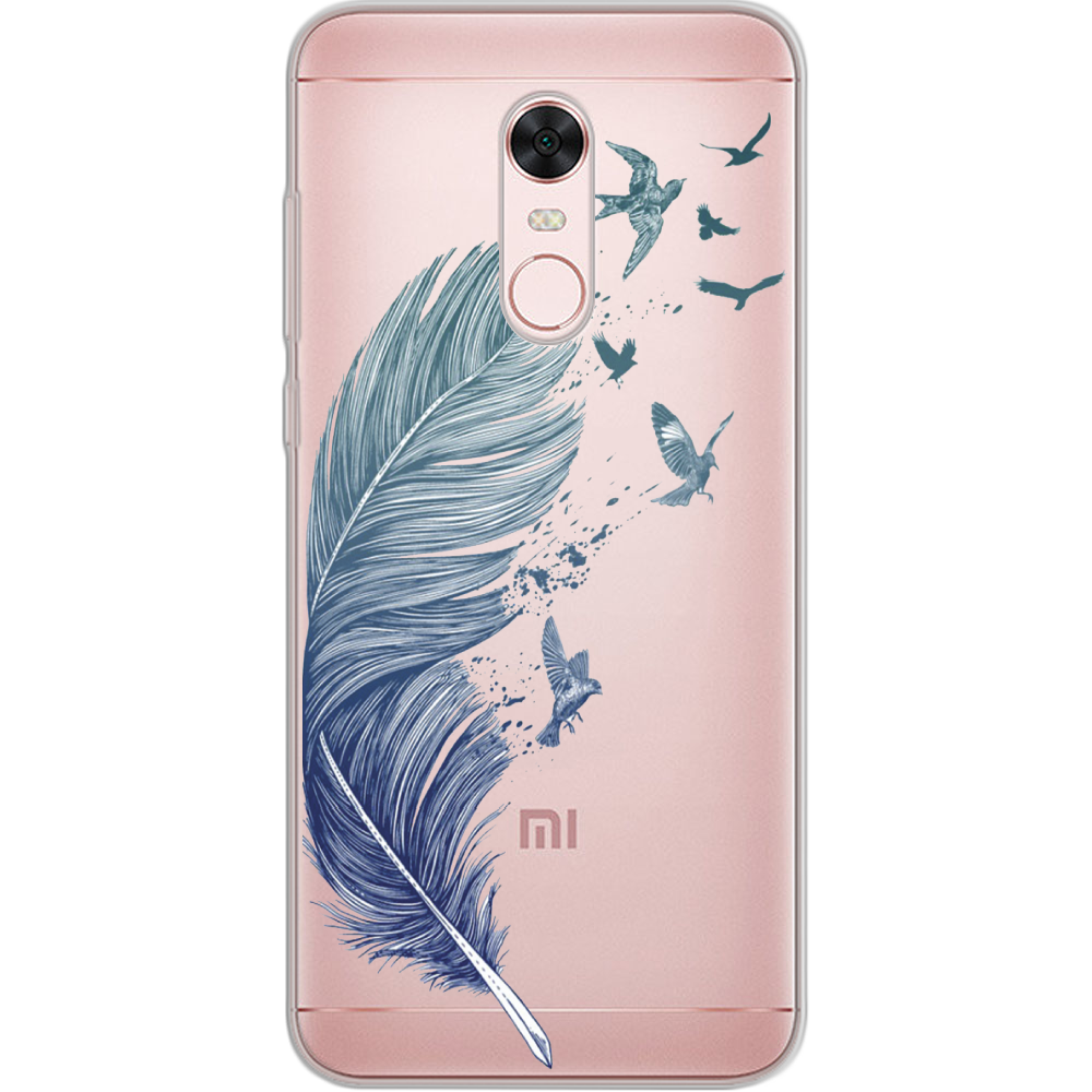 Чехол BoxFace Xiaomi Redmi 5 Plus Feather Прозрачный силикон (32522-cc38-32522)