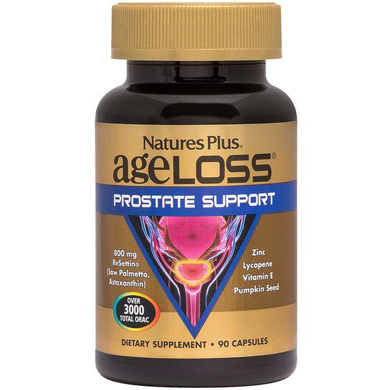 Комплекс для здоров'я передміхурової залози Nature's Plus Age Loss Prostate Support 90 Caps (NTP8007)