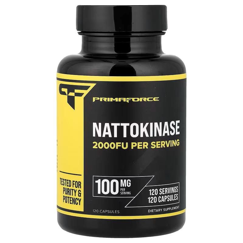 Наттокиназа Primaforce Nattokinase 100 мг 120 коп.