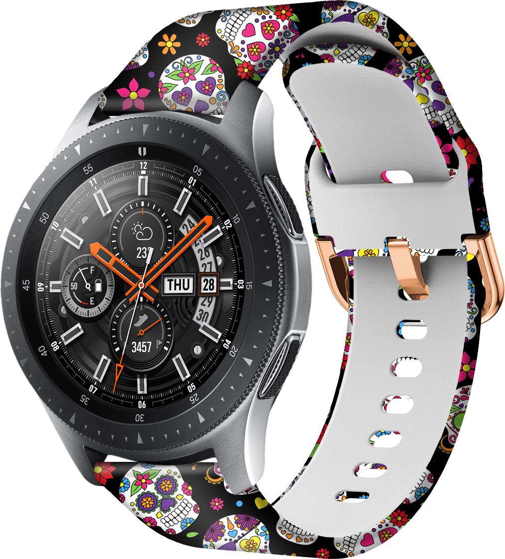Ремешок Colorful для Galaxy Watch 42 мм Skull (28345)