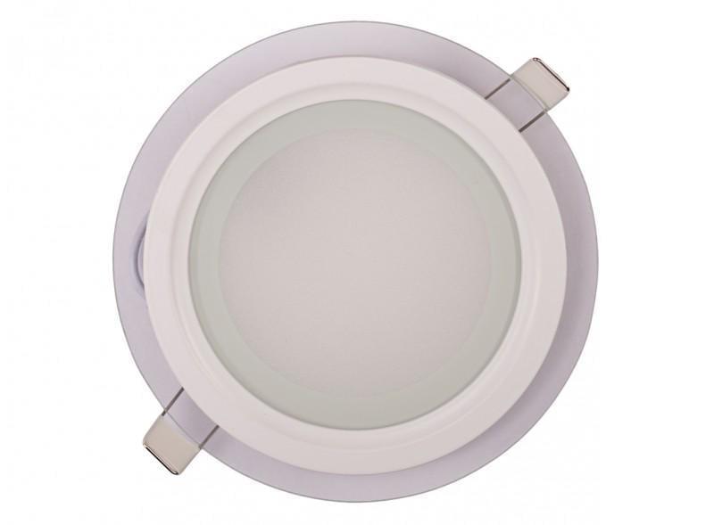 LED-панель LUXEL Круг стекло 18W 1400 Lm 4000K 220х30 мм IP20 (DLRG-18N)