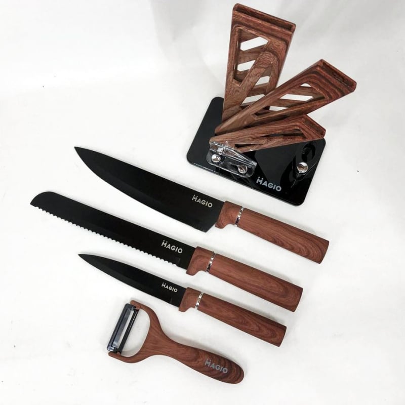 Ножі кухонні Magio MG-1095 поварські 5 пр. (17710771) - фото 6 Ножі кухонні Magio MG-1095 поварські 5 пр. (17710771) - фото 6