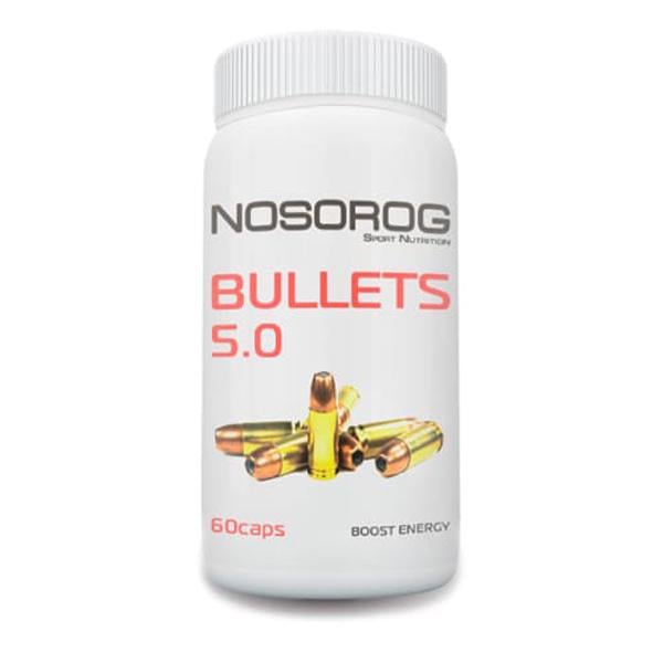 Комплекс до тренировки Nosorog Nutrition Bullets 5.0 60 Caps