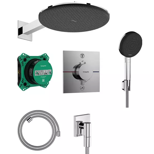 Душевая система Hansgrohe 300 1jet Raindance Alive S Хром 24630000 (35624051)