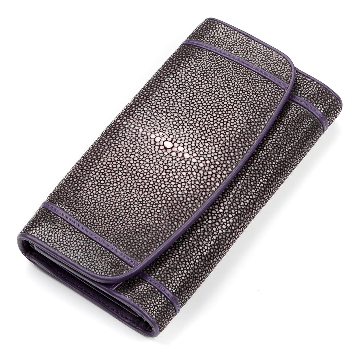 Кошелек женский Stingray leather 18090 кожа Фиолетовый