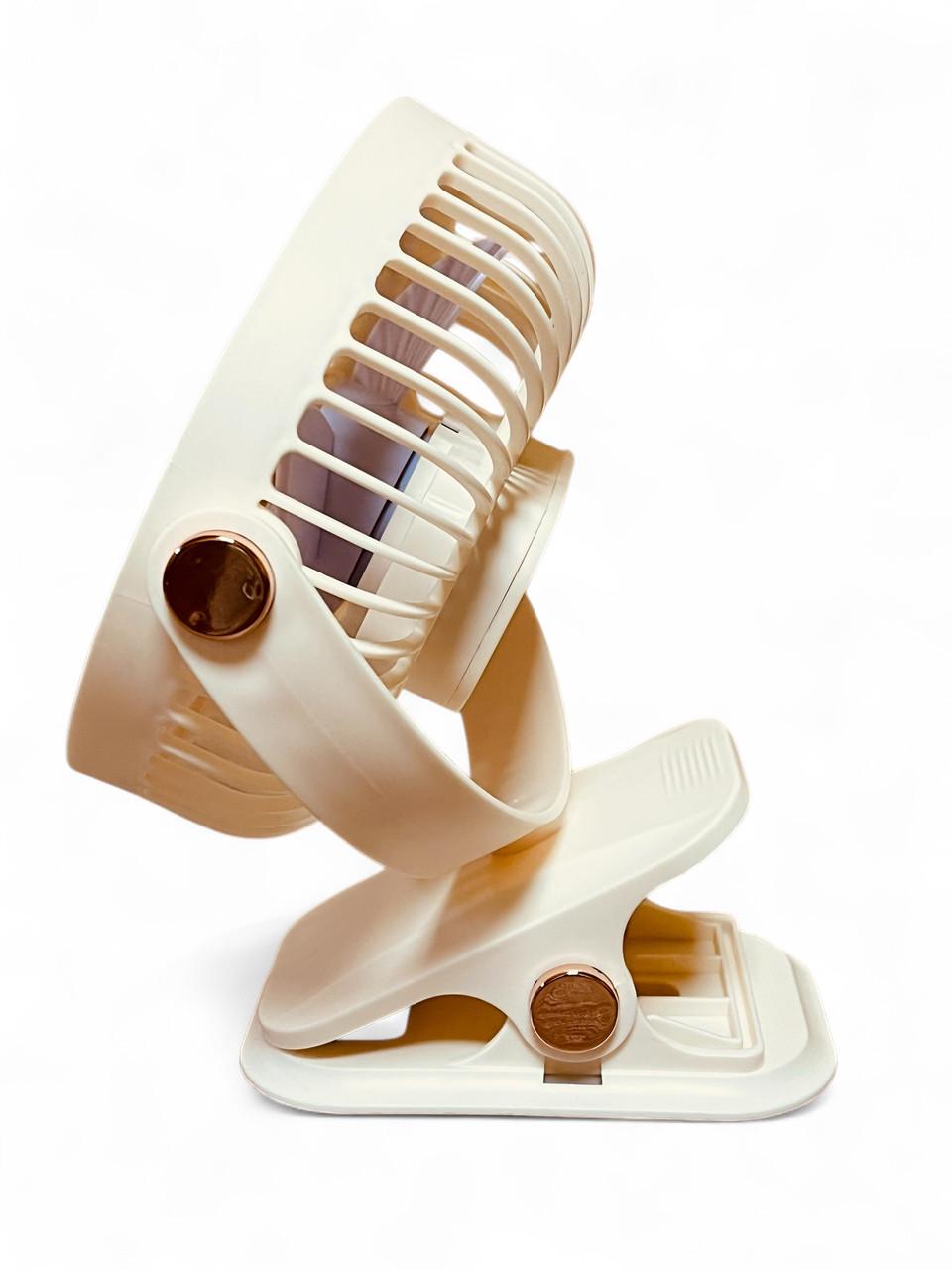 Вентилятор F2-150 акумуляторний з LED підсвічуванням та прищіпкою Beige (2589012893) - фото 3 Вентилятор F2-150 акумуляторний з LED підсвічуванням та прищіпкою Beige (2589012893) - фото 3