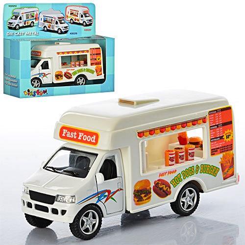 Машинка Kinsfun food truck KS5257W Фаст фуд (4116)