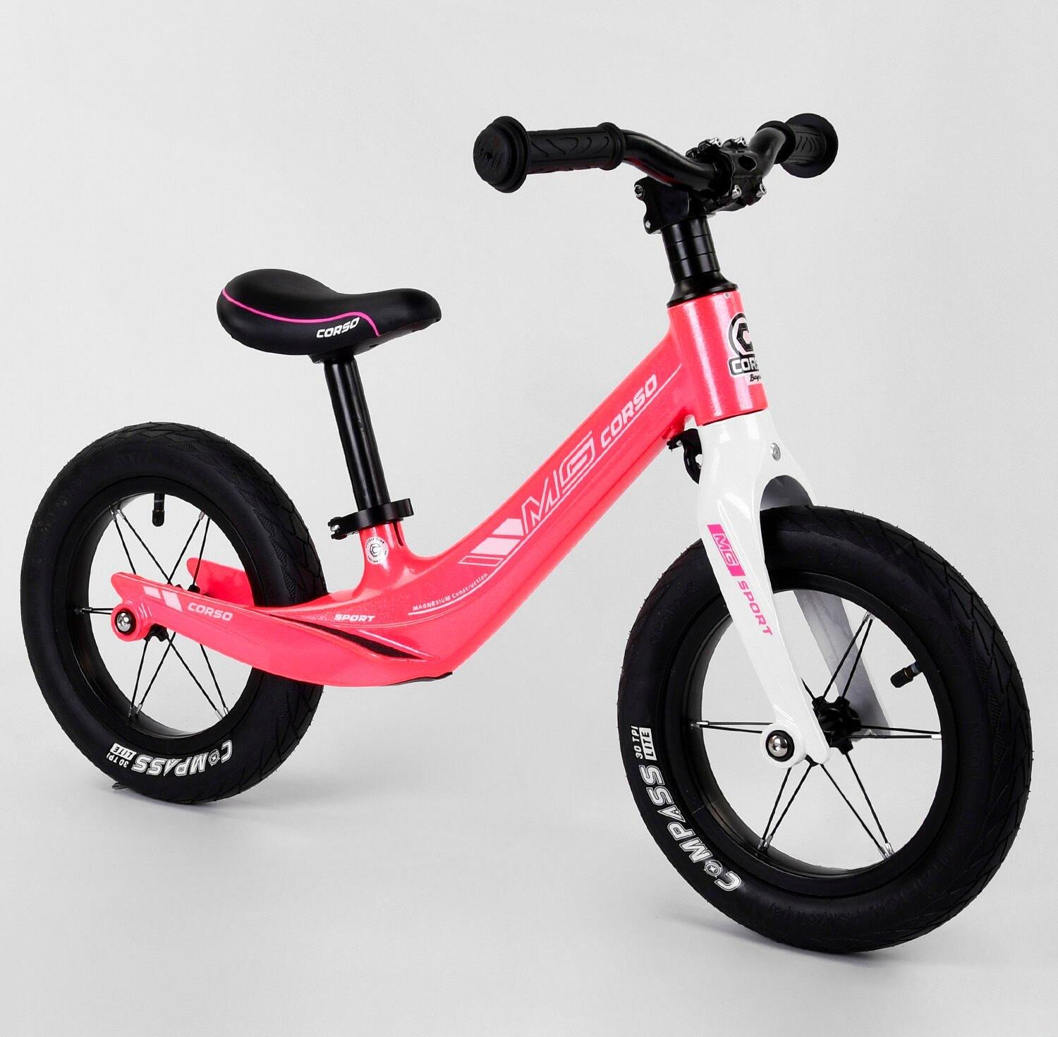 Біговел дитячий Corso 45383 на магнієвій рамі/з алюмінієвим виносом керма/колеса 12" (45383)