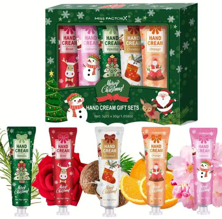 Подарочный набор увлажняющих кремов для рук Merry Christmas 5 шт. по 30 г (593) Подарочный набор увлажняющих кремов для рук Merry Christmas 5 шт. по 30 г (593)
