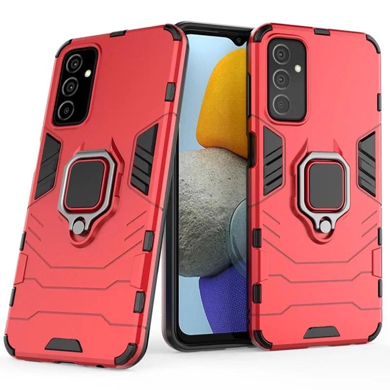 Противоударный чехол Samsung Galaxy M23 M236 (подставка кольцо) Red (29697-2D)