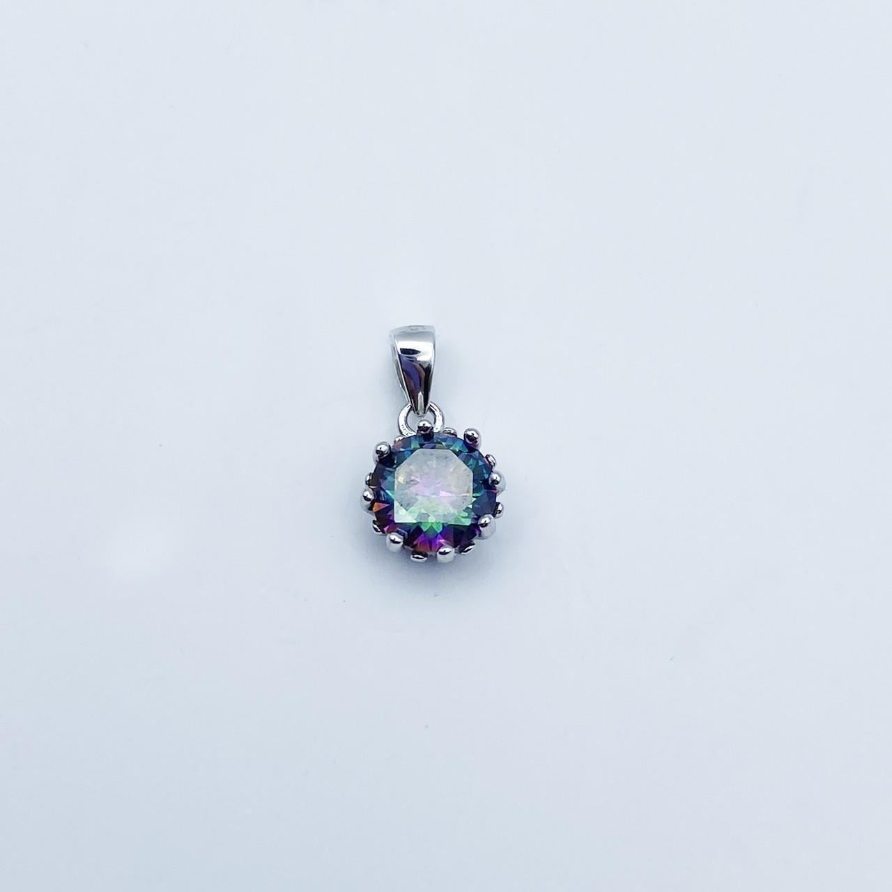 Серебряный кулон с мистик топазом 1,63 г (2209435214)