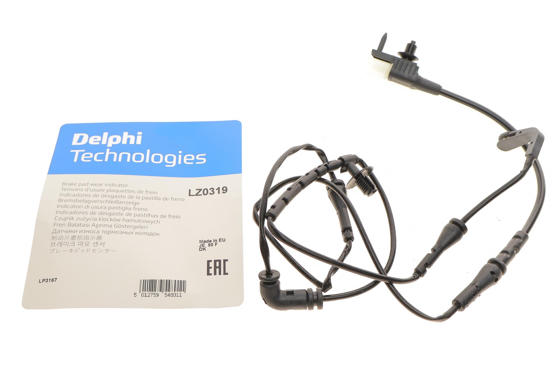 Датчик DELPHI зносу гальмівних колодок задніх Land Rover/Range Rover 2,0/2,0D/2,2TD 15 (LZ0319)